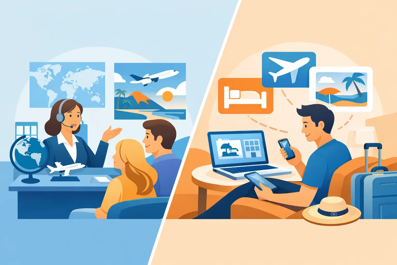 Travel Agency vs Online Booking: Which Wins?