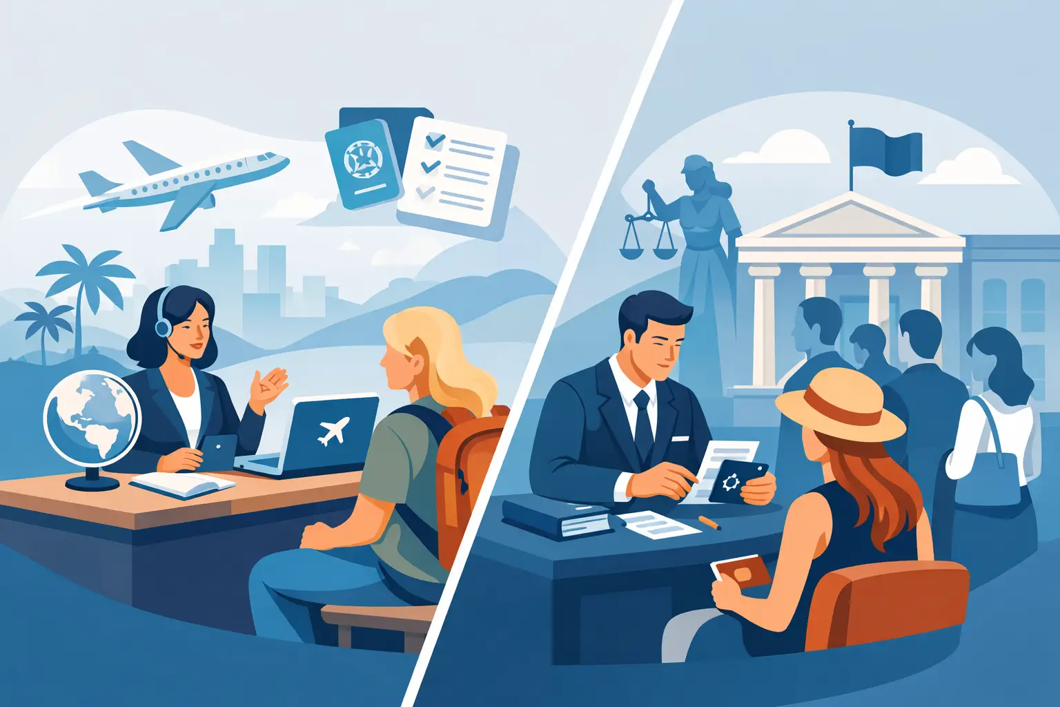 Schengen visa agency versus embassy