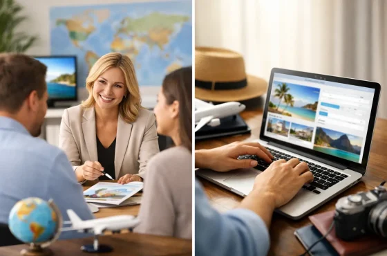 Travel Agent or Online Booking? What Works Best