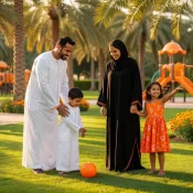 Professional header image for list-based article: حديقة الراشدية في عجمان: دليلك الشامل للعائلات والأطفال
