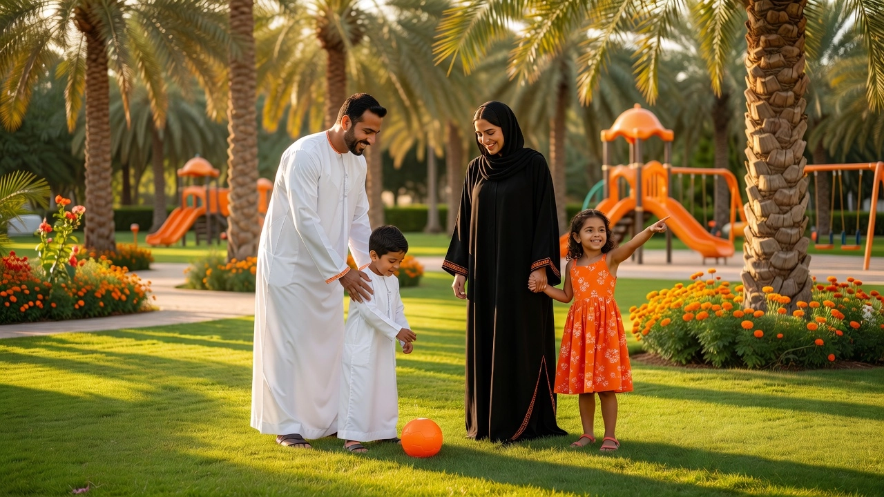 Professional header image for list-based article: حديقة الراشدية في عجمان: دليلك الشامل للعائلات والأطفال
