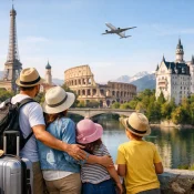 Family Europe Itinerary from Abu Dhabi in 10 Days