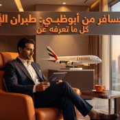 Professional header image for list-based article: دليل المسافر من أبوظبي: كل ما تعرفه عن طيران الإمارات