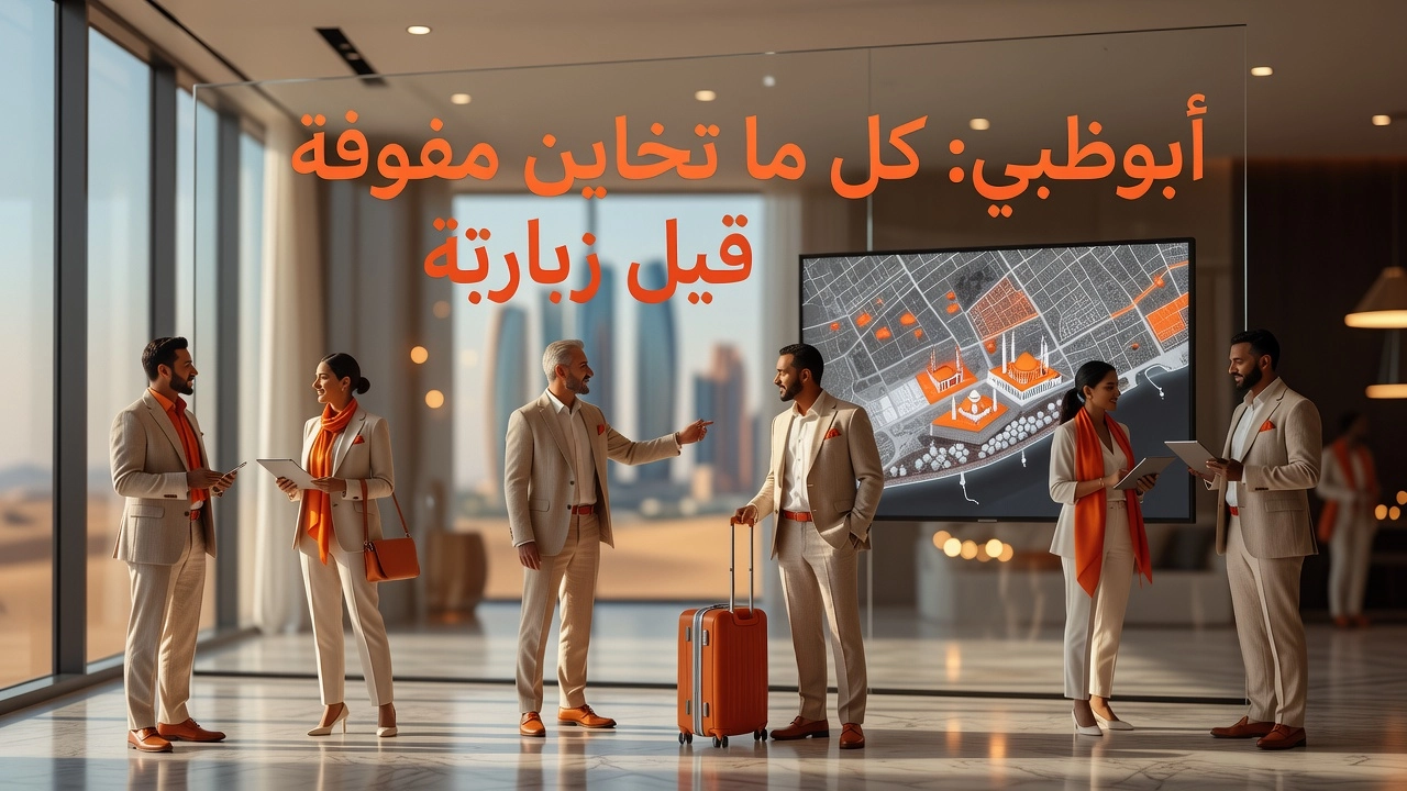 Professional header image for list-based article: أبوظبي: كل ما تحتاج معرفته قبل زيارتها