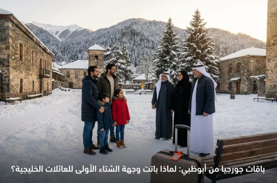 باقات جورجيا من أبوظبي: لماذا باتت وجهة الشتاء الأولى للعائلات الخليجية؟
