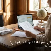 Professional header image for industry analysis: من أين يأتي سعر الباقة الدولية من أبوظبي؟ تفكيك مكوّناتها